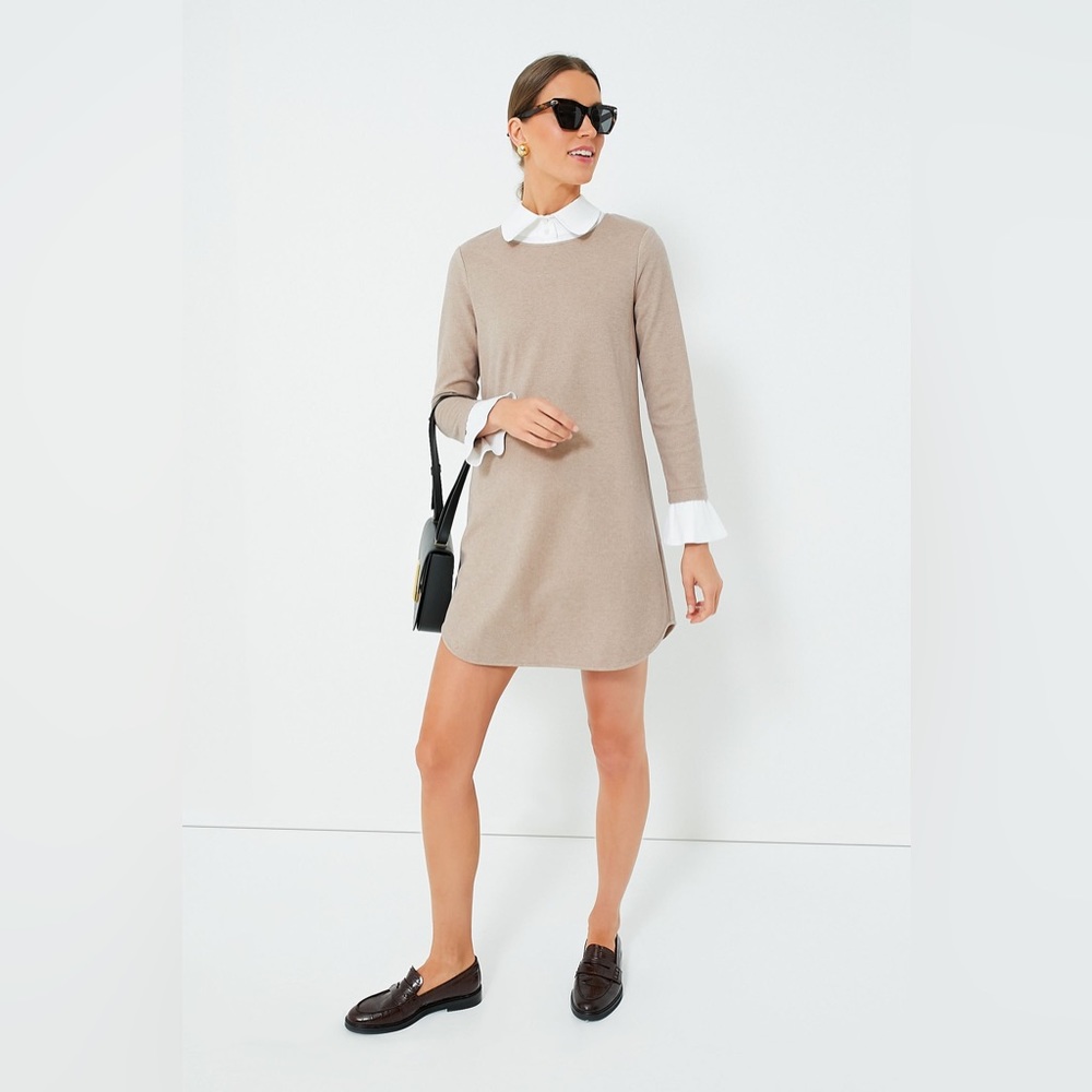 Tuckernuck Dakotah Dress Sandwhisp Layered Shirt Sweater Dress